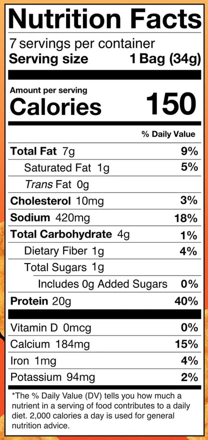Popped Protein Chips - Legendary Foods