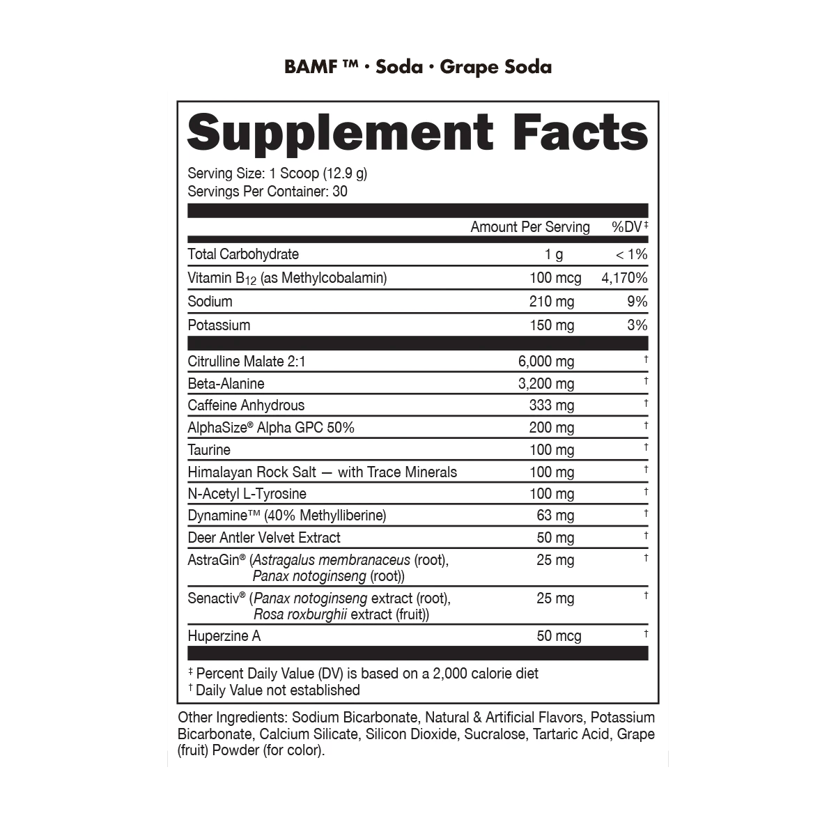 BAMF Soda Line Pre-Workout - Bucked Up