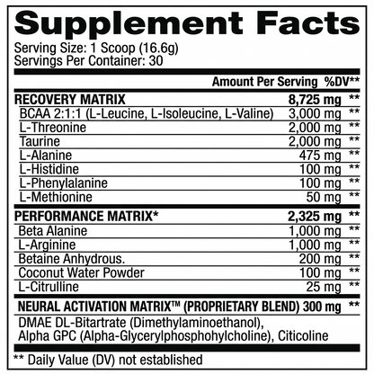 DRIPNOSIS BCAA EAA HYDRATION NOOTROPIC - AFTERDARK
