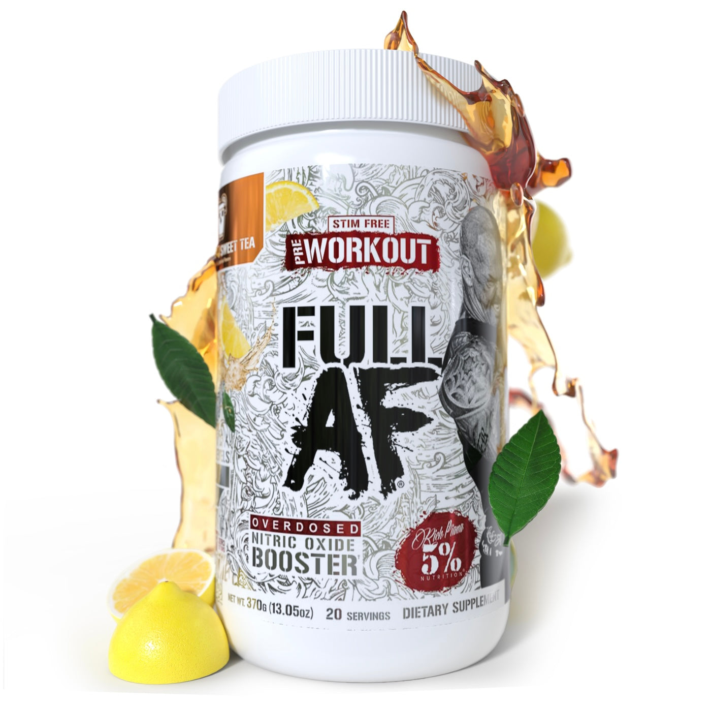 Full Af Nitric Oxide Booster & Non-Stim Pre-Workout - 5% Nutrition