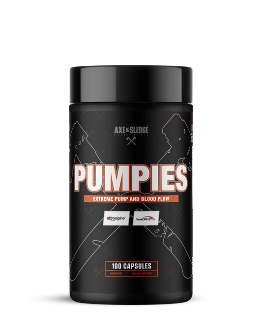 PUMPIES // PUMP & PERFORMANCE - AXE & SLEDGE SUPPLEMENTS