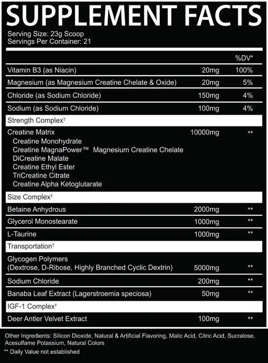 CREATION CREATINE + IGF-1 - AFTERDARK