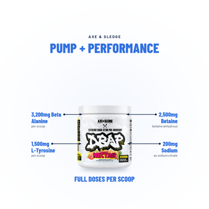 DBAP // EXTREME HIGH-STIM PRE-WORKOUT  Axe & Sledge