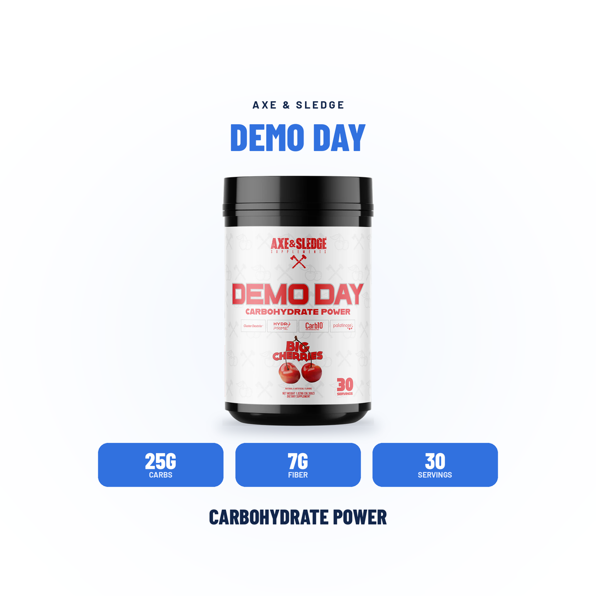 DEMO DAY // CARBOHYDRATE POWER - AXE & SLEDGE SUPPLEMENTS