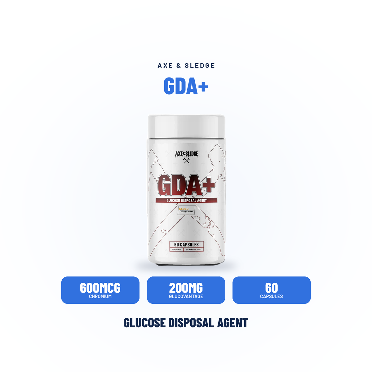 GDA+ // GLUCOSE DISPOSAL AGENT - AXE & SLEDGE SUPPLEMENTS