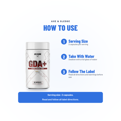 GDA+ // GLUCOSE DISPOSAL AGENT - AXE & SLEDGE SUPPLEMENTS