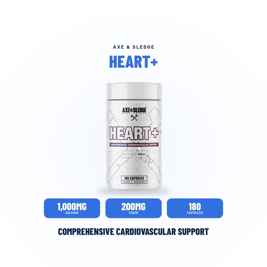HEART+ // SUPPORTS HEART HEALTH - AXE & SLEDGE SUPPLEMENTS