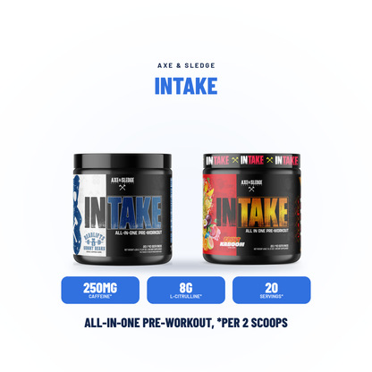 INTAKE // ALL-IN-ONE PRE-WORKOUT - AXE & SLEDGE SUPPLEMENTS