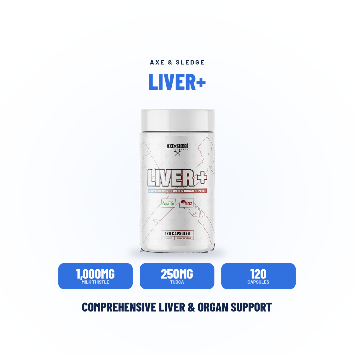 LIVER+ // LIVER & ORGAN SUPPORT - AXE & SLEDGE SUPPLEMENTS