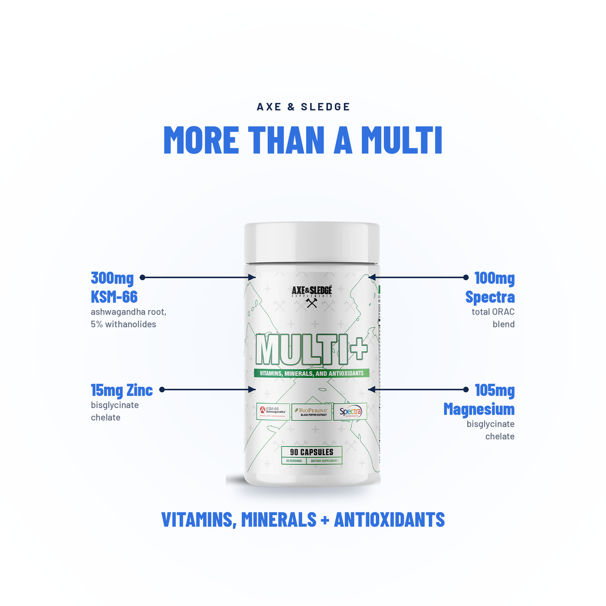 MULTI+ // PREMIUM MULTIVITAMIN - AXE & SLEDGE SUPPLEMENTS