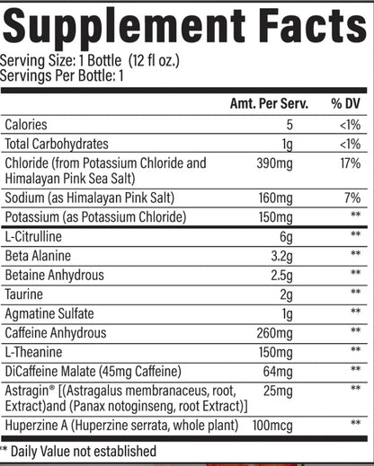 Thavage Preworkout RTD - Raw Nutrition