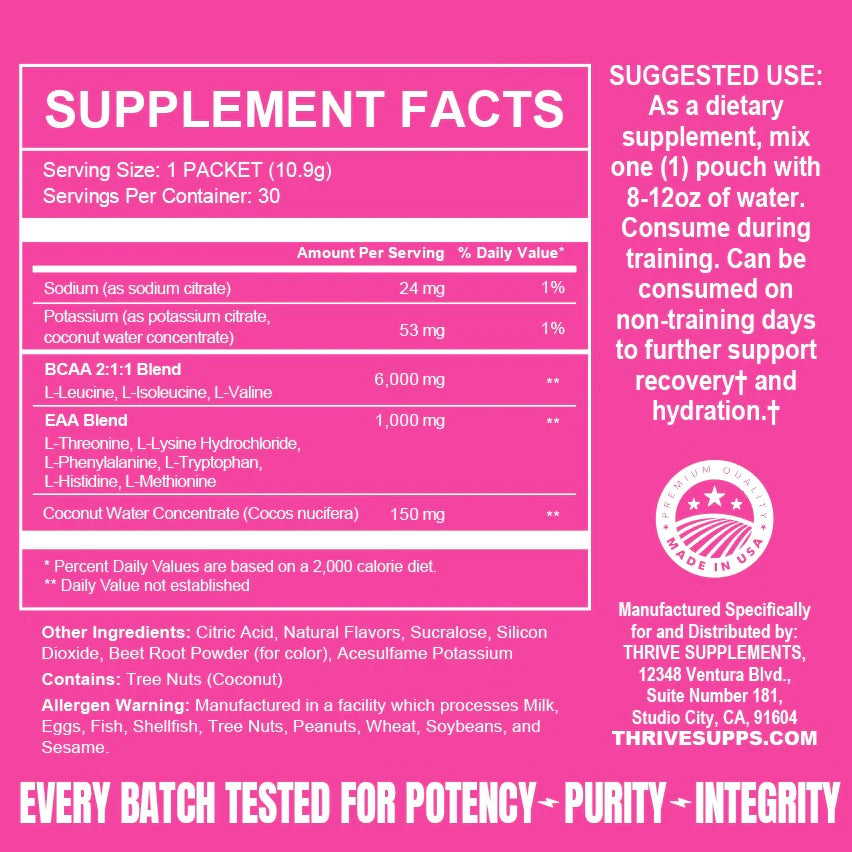 Aminos (30 Servings) - Thrive Supplements