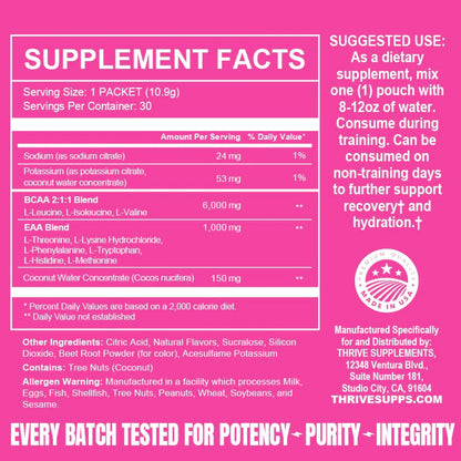 Aminos (30 Servings) - Thrive Supplements