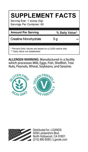 Creatine Monohydrate - LGXNDS