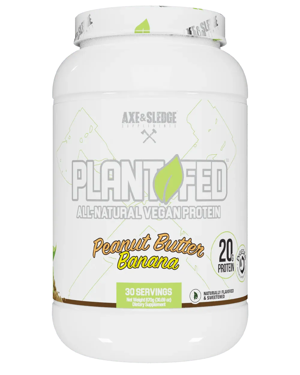 Plant Fed | All-Natural Vegan Protein - Axe  & Sledge