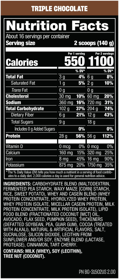 MUSCLE MASS GAINER - MUTANT