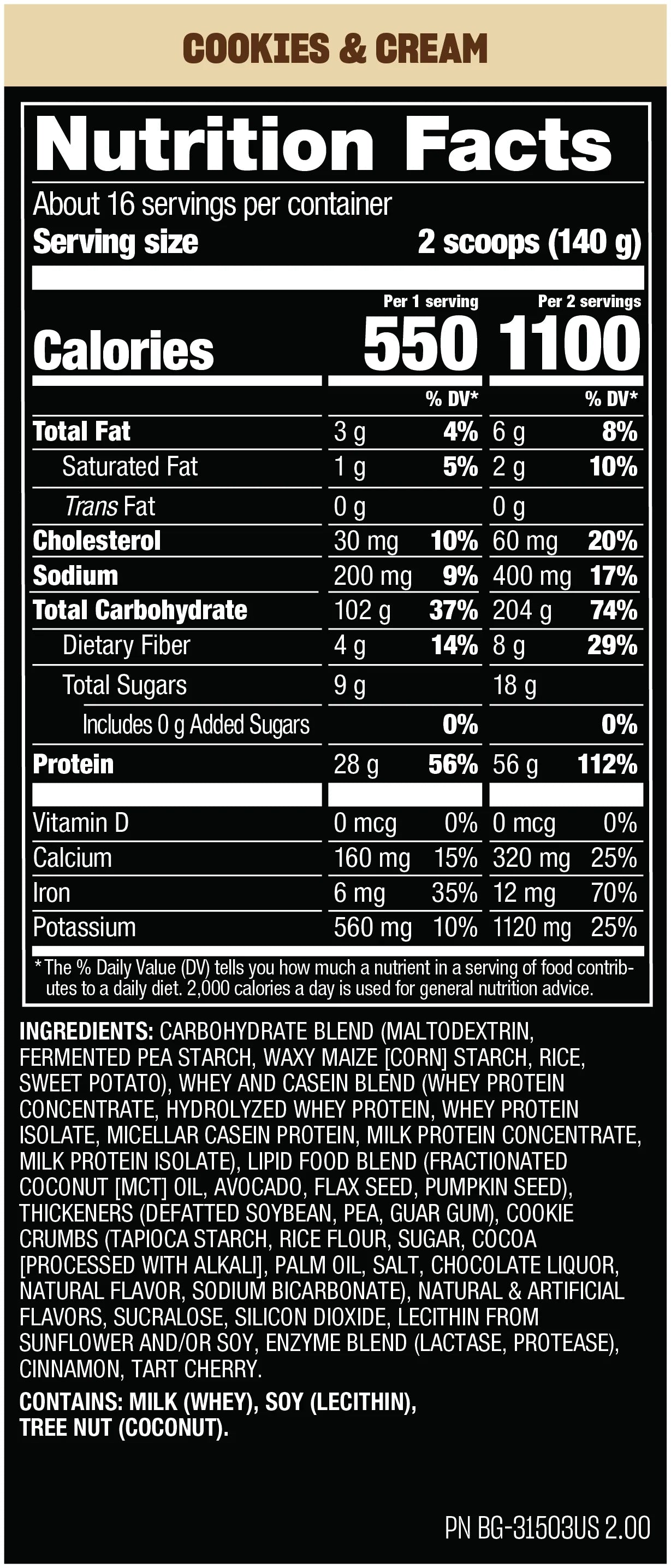 MUSCLE MASS GAINER - MUTANT
