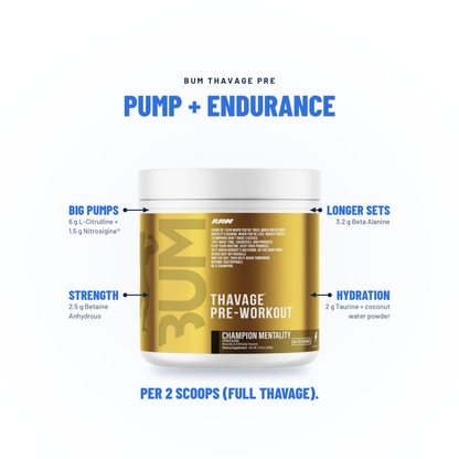Bum Thavage Pre-Workout - Raw Nutrition