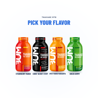 Thavage Preworkout RTD - Raw Nutrition