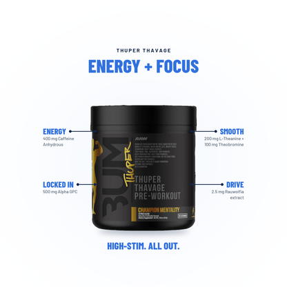 Bum Thuper Thavage Pre-Workout - Raw Nutrition