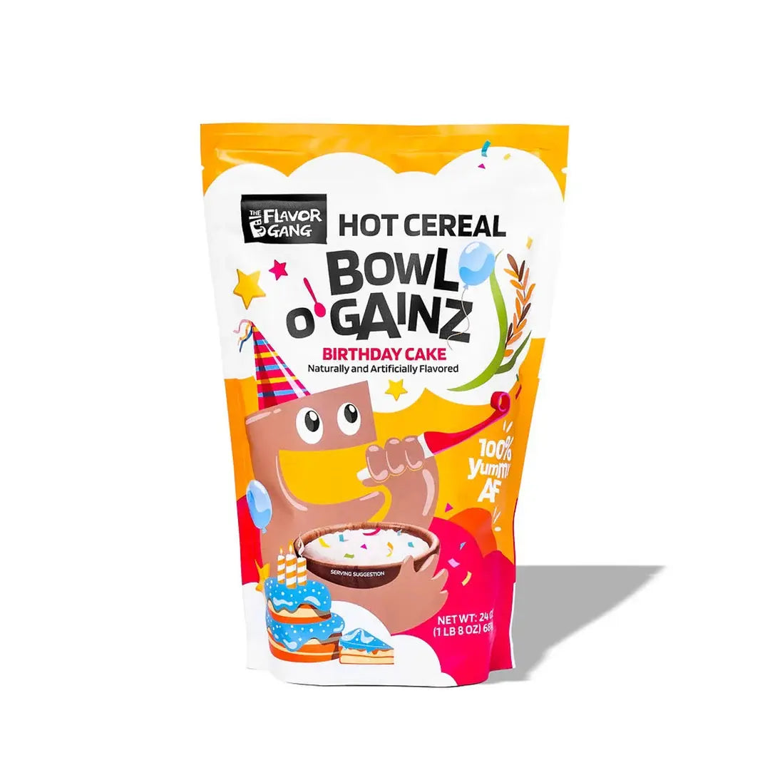 Bowl Gainz Hot Cereal – 24 oz - The Flavor Gang