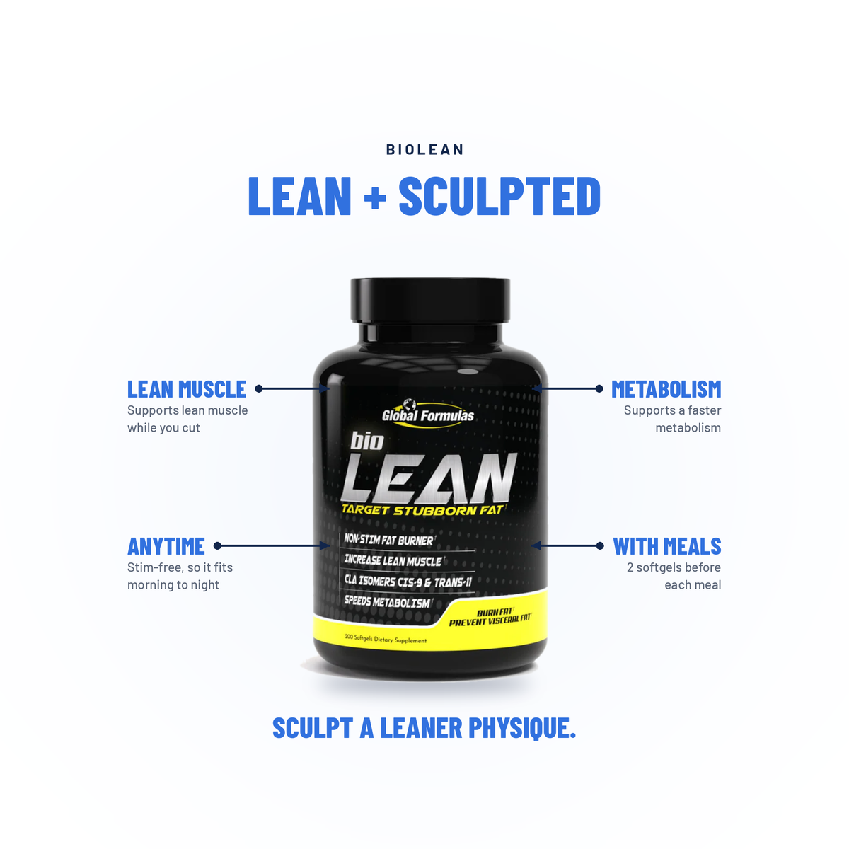 bioLEAN - Target Stubborn Fat - Global Formulas