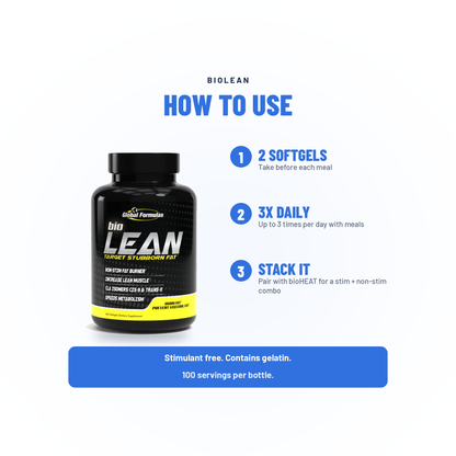 bioLEAN - Target Stubborn Fat - Global Formulas