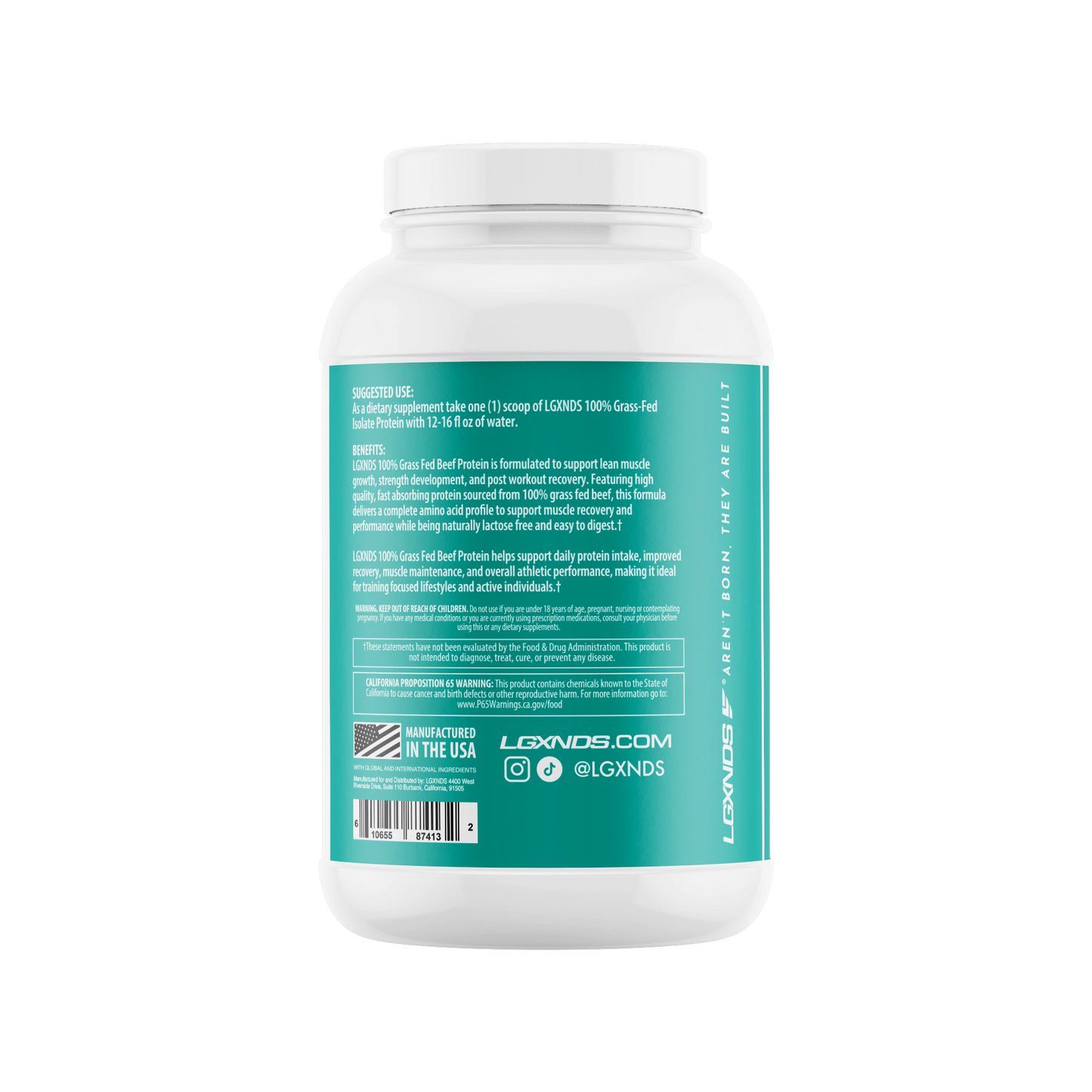 Grass Fed Beef Isolate Protein - LGXNDS