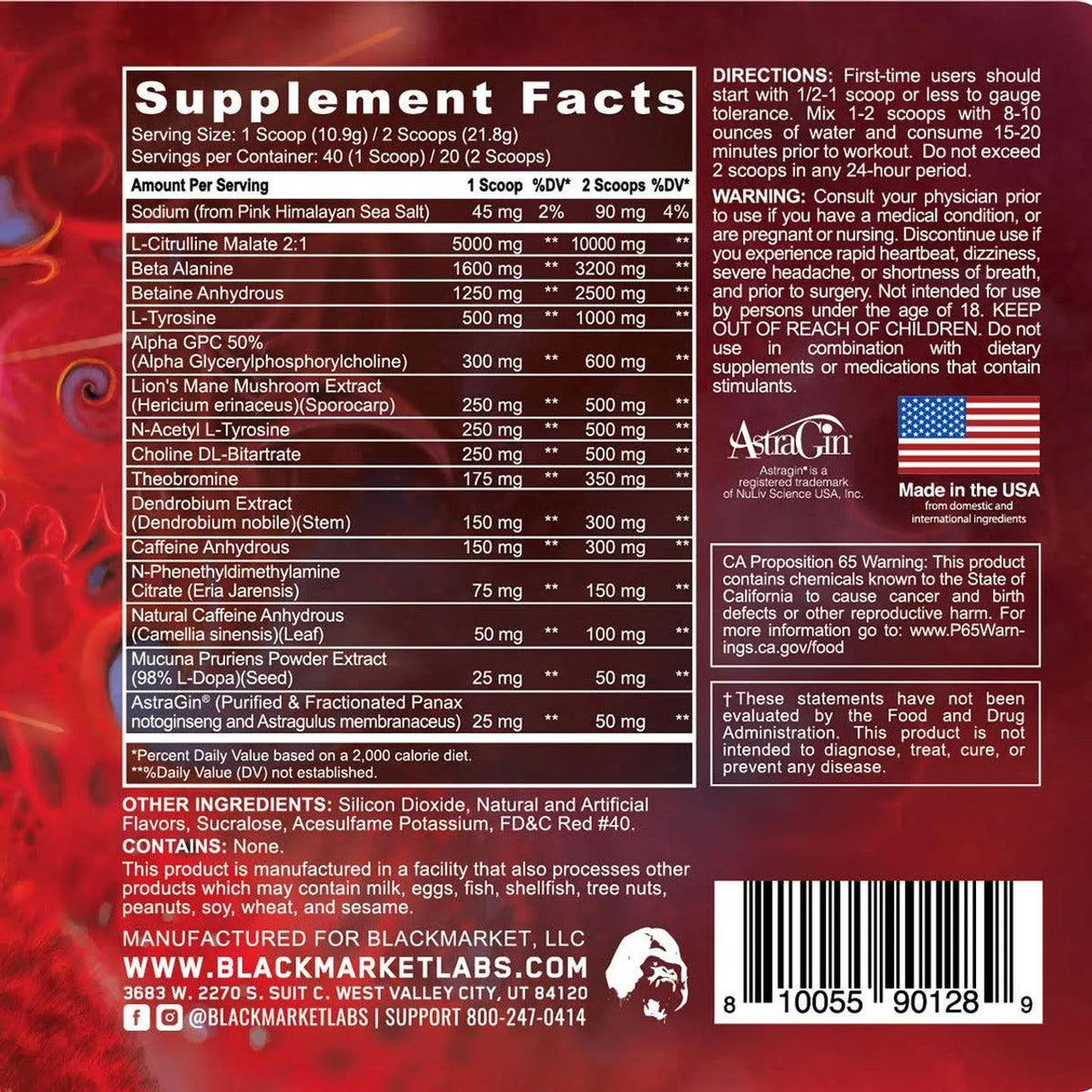 Panda vs Gorilla Preworkout