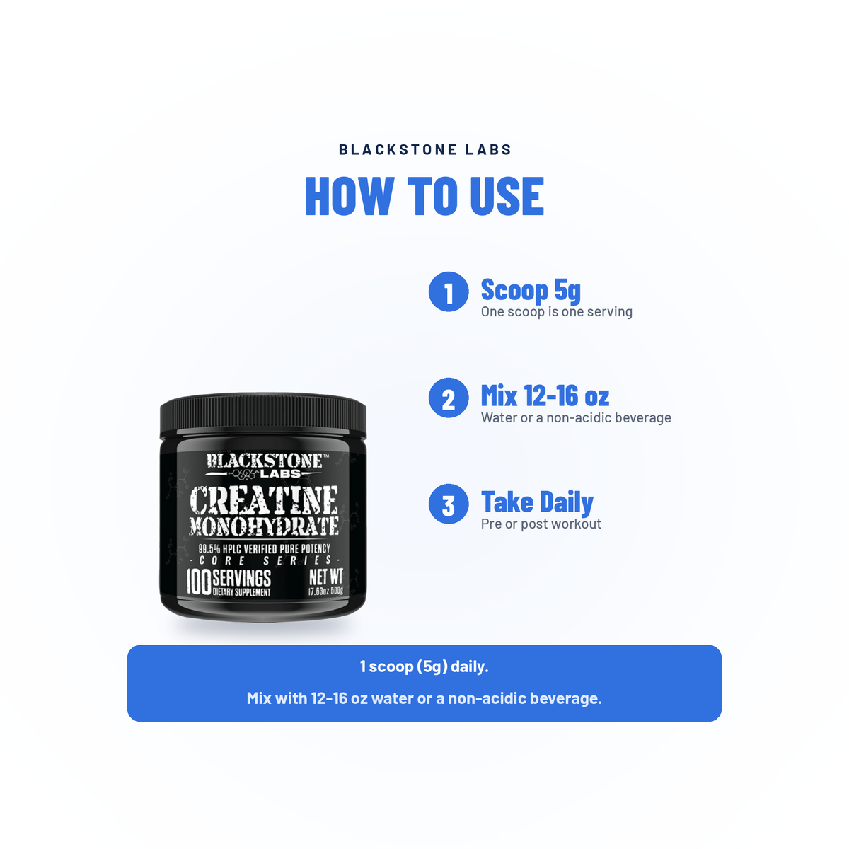Creatine Monohydrate - Blackstone Labs