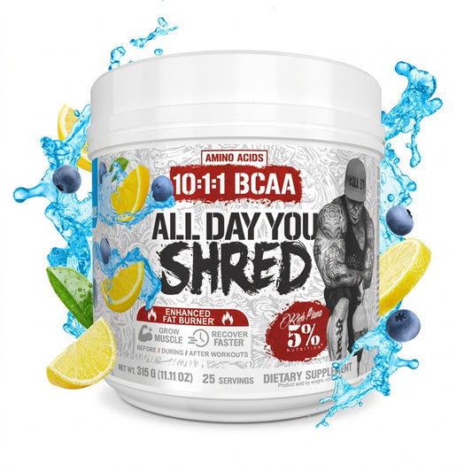 All Day You Shred Fat Burning BCAA Recovery Drink - 5% Nutrition