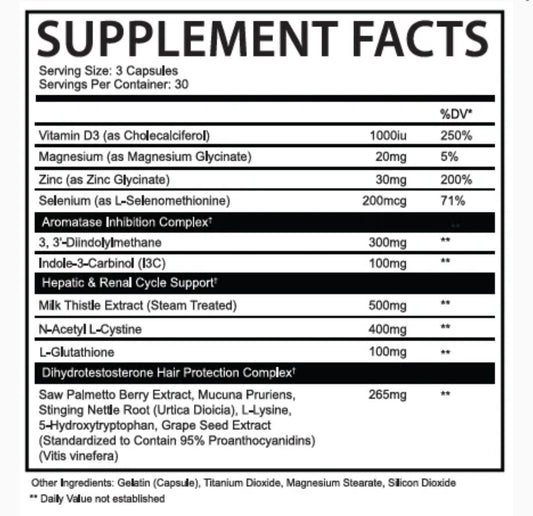 Estrozole Anti Estrogen  - After Dark Supplements