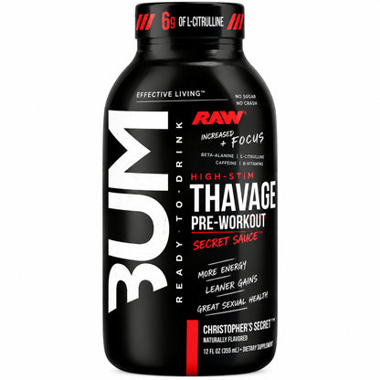 Thavage Preworkout RTD - Raw Nutrition
