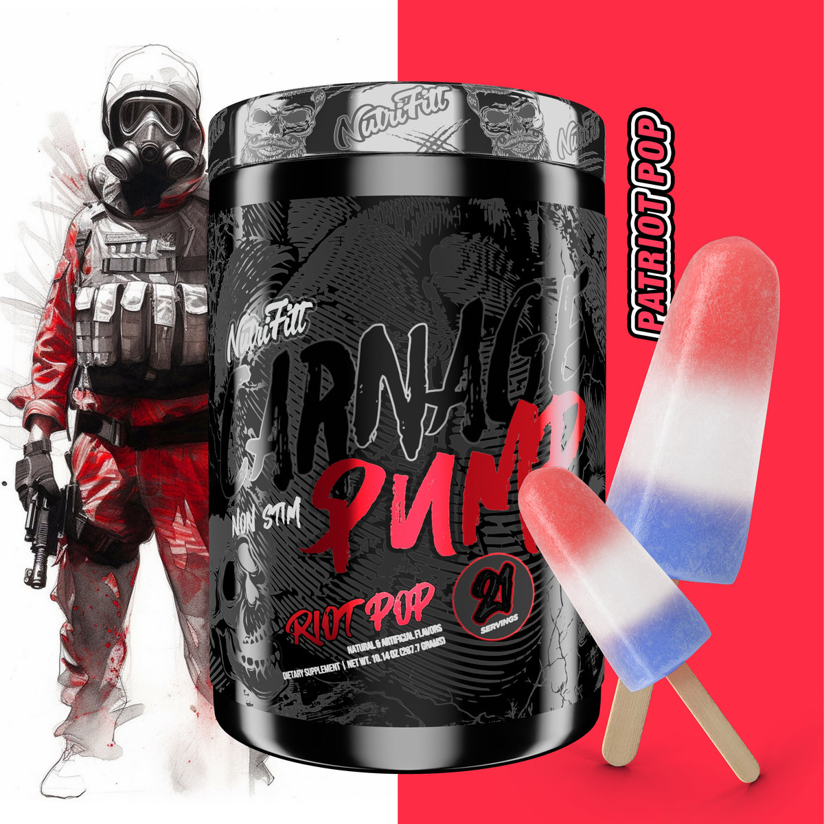 CARNAGE PUMP - NON-STIM - Nutrifitt