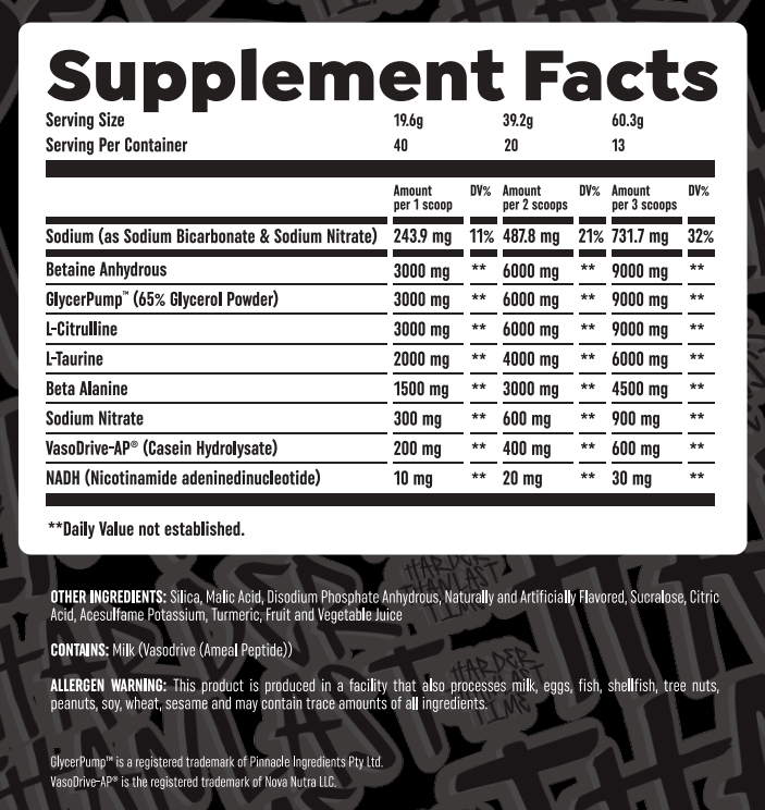 G Pump - Non-Stim Pre-Workout for Maximum Muscle Pumps - HTLT