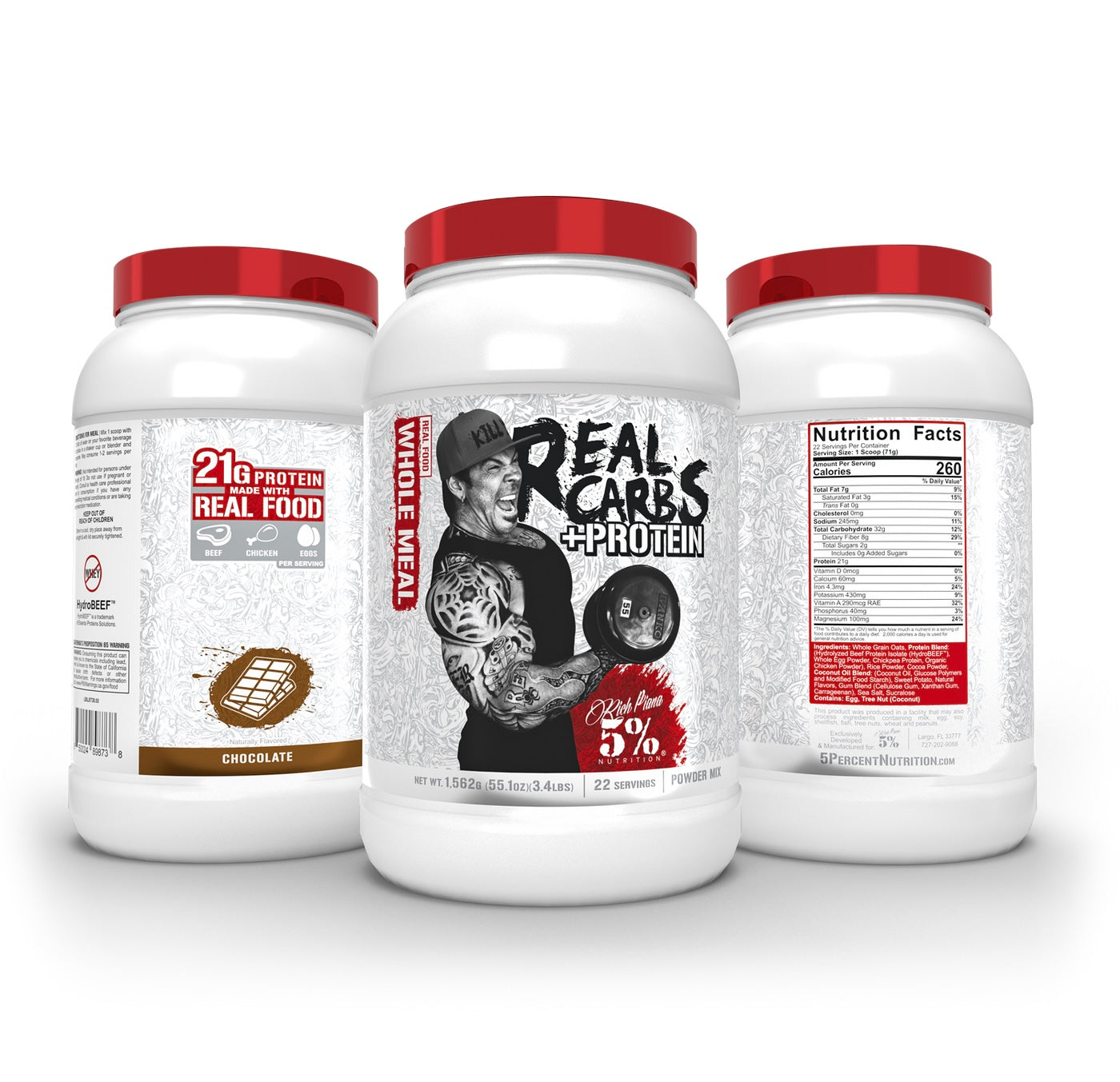 REAL CARBS + PROTEIN - 5% Nutrition