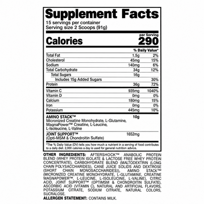 AFTERSHOCK RECOVERY - Myogenix