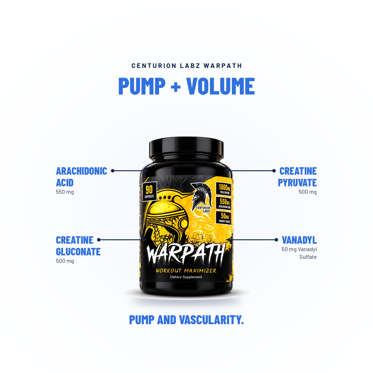 Warpath Creatine Muscle Volumizer - Centurion Labz