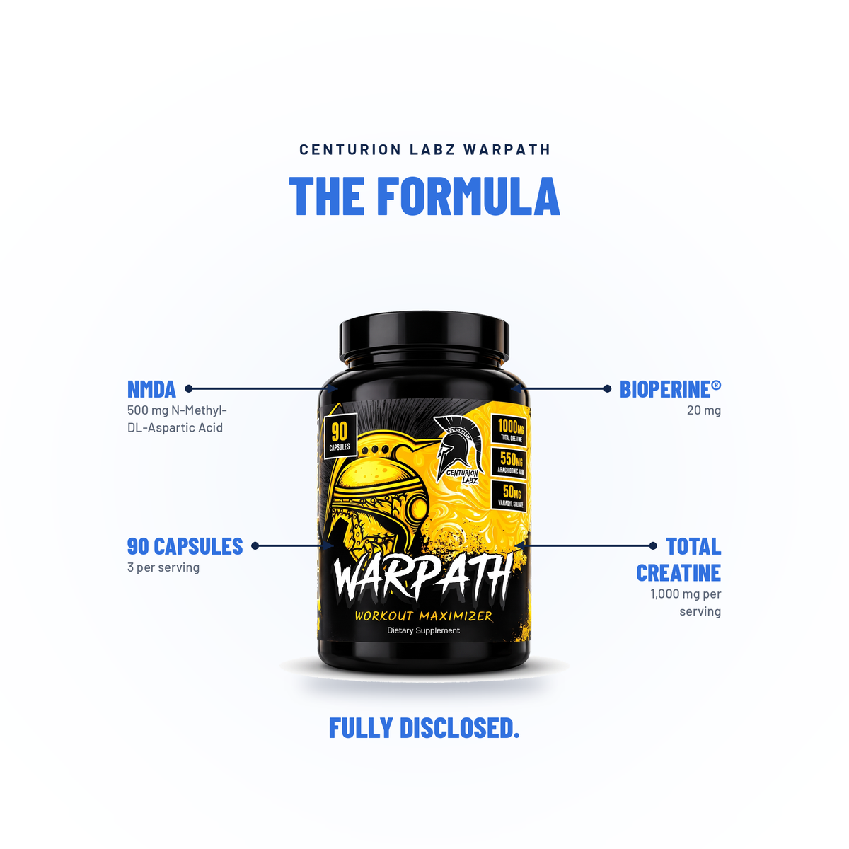 Warpath Creatine Muscle Volumizer - Centurion Labz
