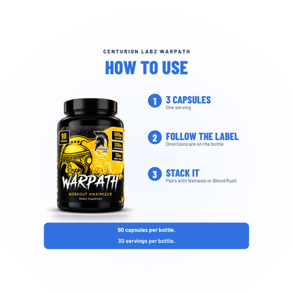 Warpath Creatine Muscle Volumizer - Centurion Labz