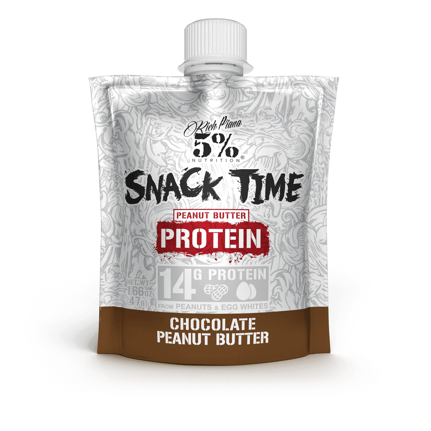 Snack Time Protein - Peanut Butter- 5% Nutrition - Prime Sports Nutrition