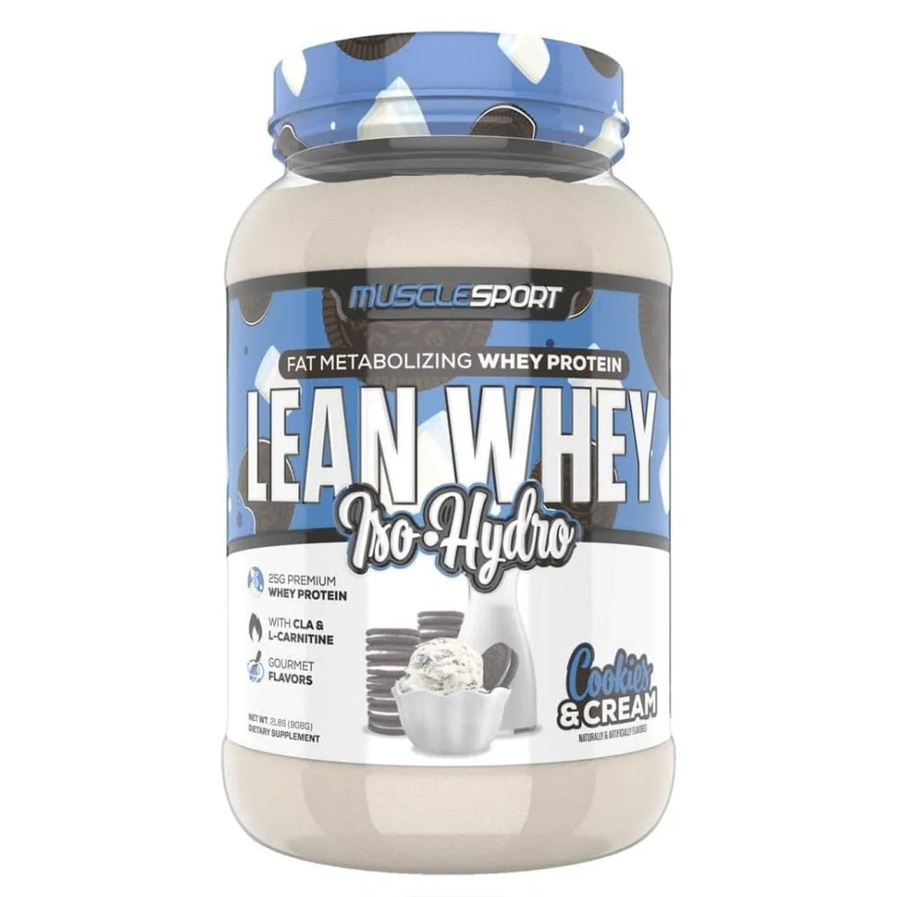 Lean Whey™ Protein 2lb - Musclesport - Prime Sports Nutrition