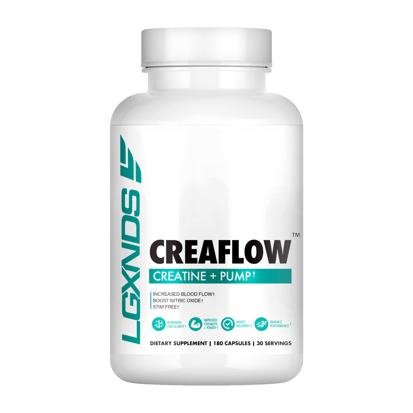 Creaflow - Creatine + Pump Capsules - LGXNDS