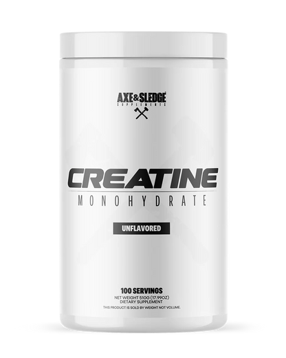 CREATINE // STRENGTH & MUSCLE GROWTH - AXE & SLEDGE SUPPLEMENTS
