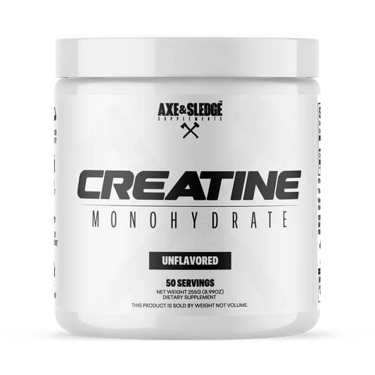CREATINE // STRENGTH & MUSCLE GROWTH - AXE & SLEDGE SUPPLEMENTS