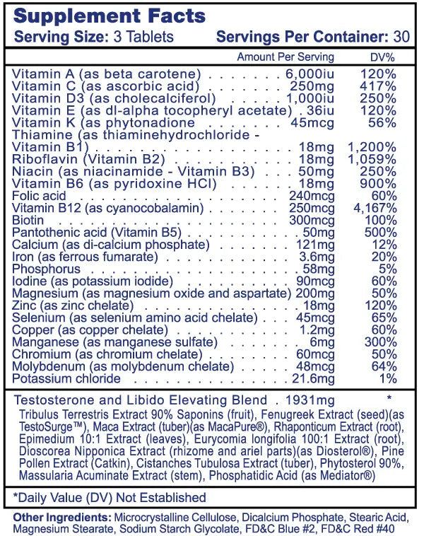 TESTOVITE - HI-THEC PHARMACEUTICALS
