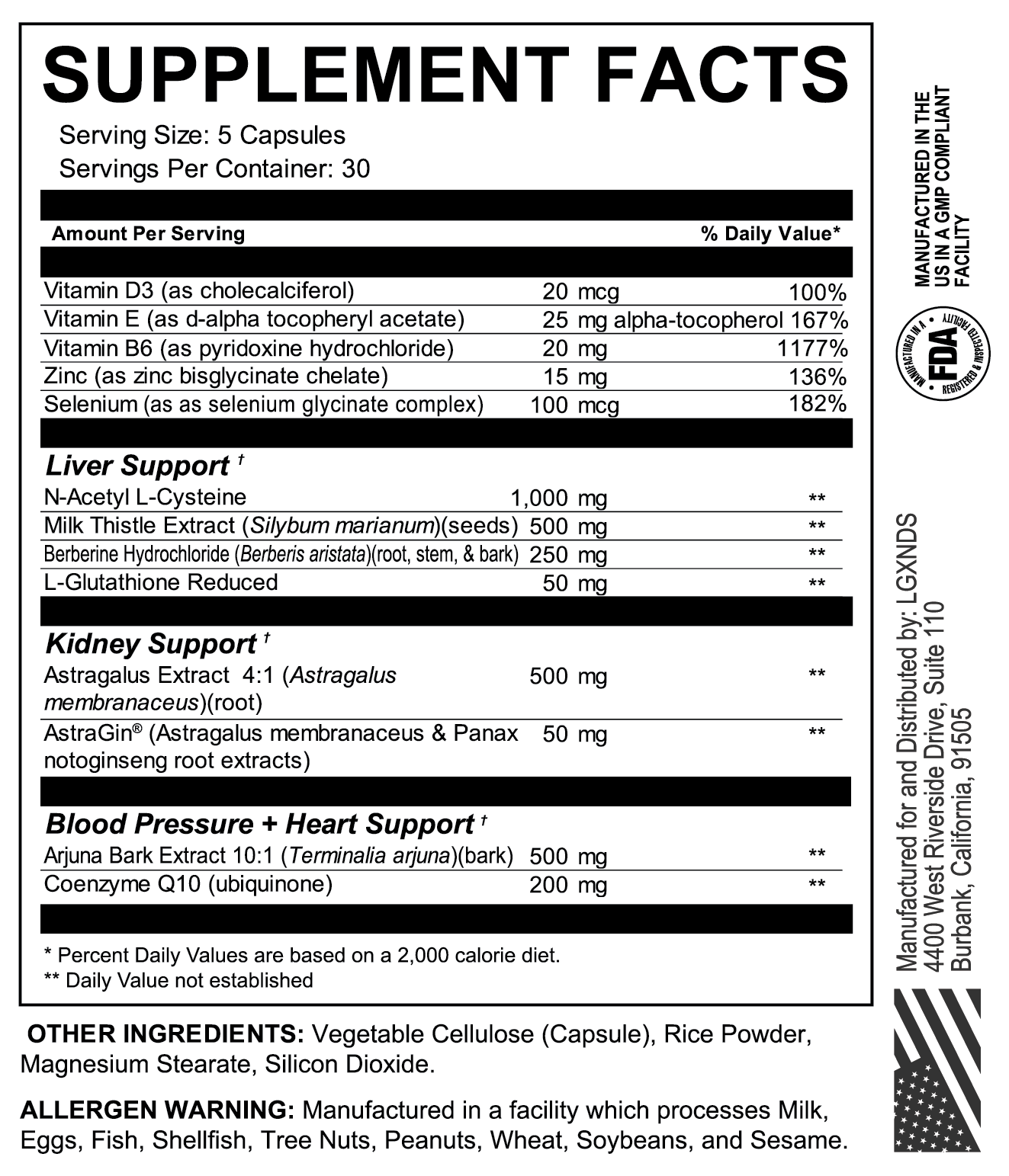 Cycle Defender - Liver, Heart, Blood Pressure, Kidney - Lgxnds