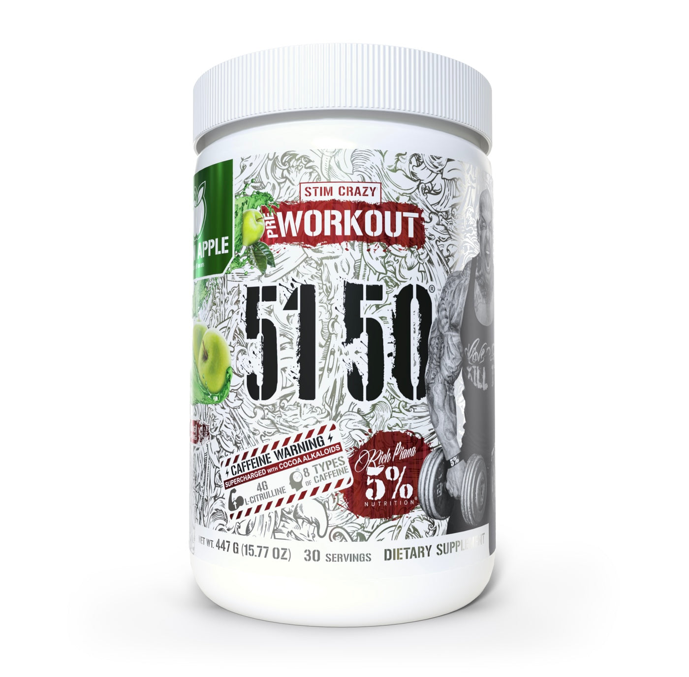 5150 Stim Crazy Pre-Workout - 5% Nutrition