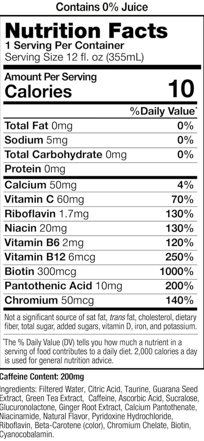 Celsius Live Fit Fizz-Free