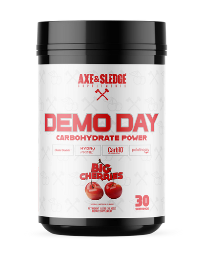 DEMO DAY // CARBOHYDRATE POWER - AXE & SLEDGE SUPPLEMENTS